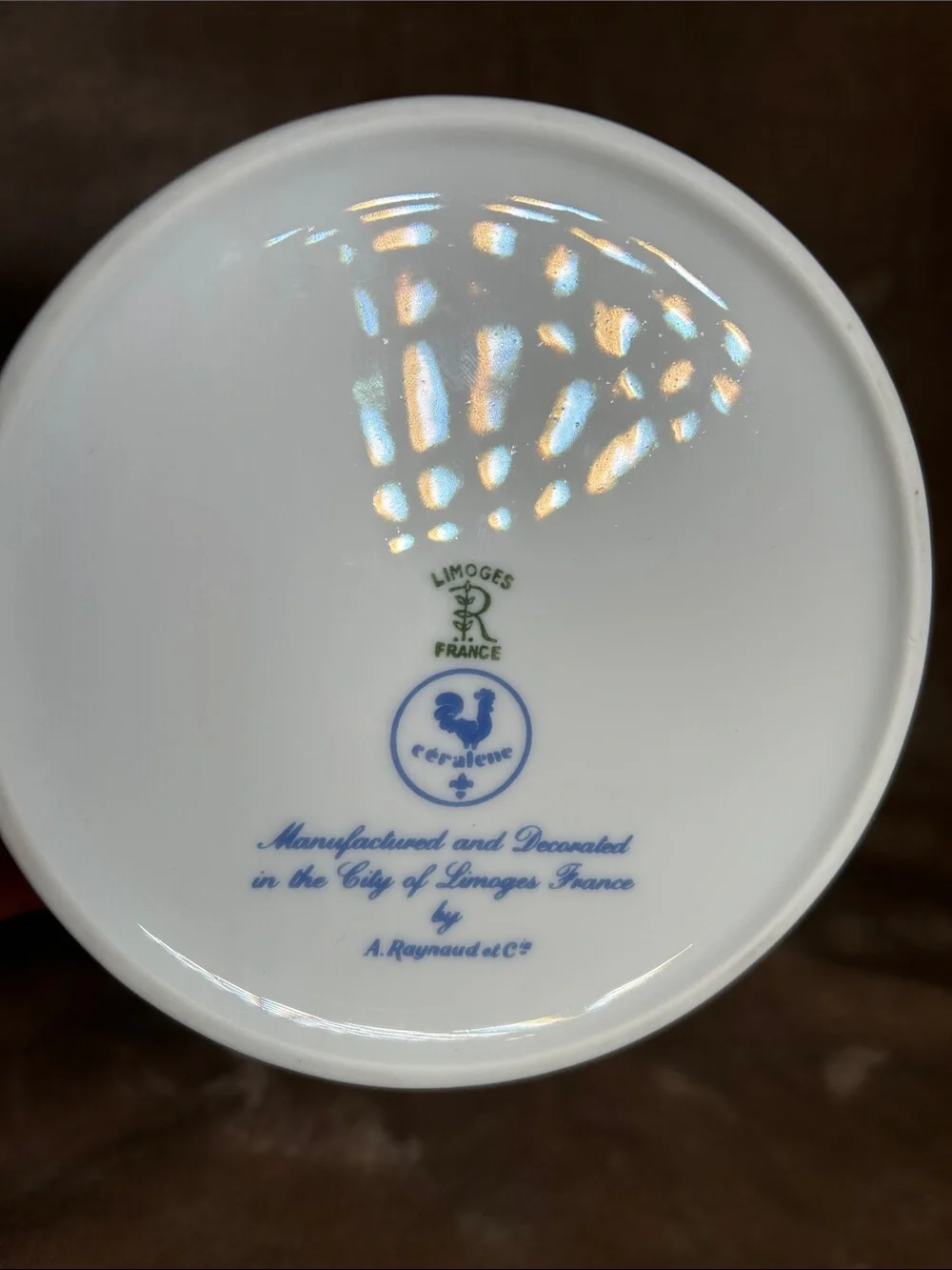 Ceralene A. Raynaud Limoges elegant white